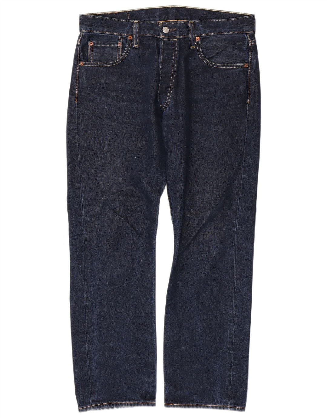 Levi's Jean Droit 501 Homme Bleu Marine W34 L30 Coton