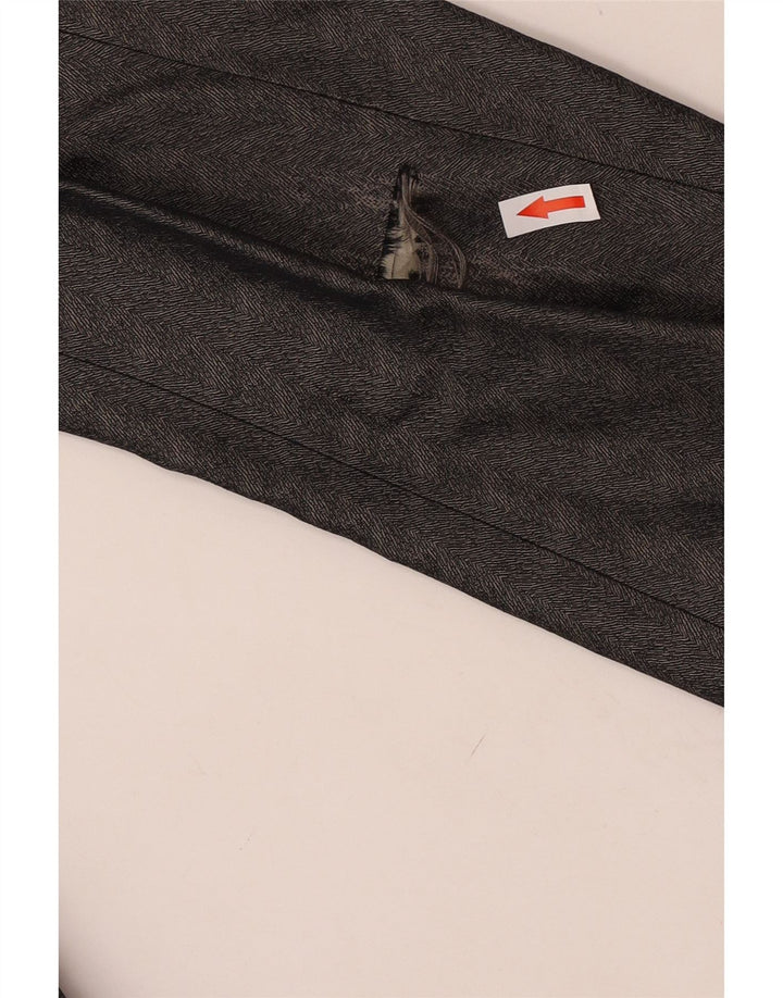 Pal Zileri Veste Blazer Double Boutonnage Homme IT 50 Grand Chevron Gris Soie