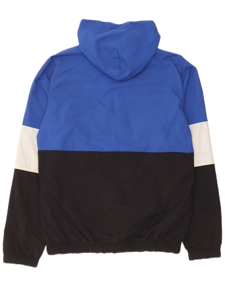 Champion Veste de survêtement graphique pour femme UK 10 Small Bleu Colorblock