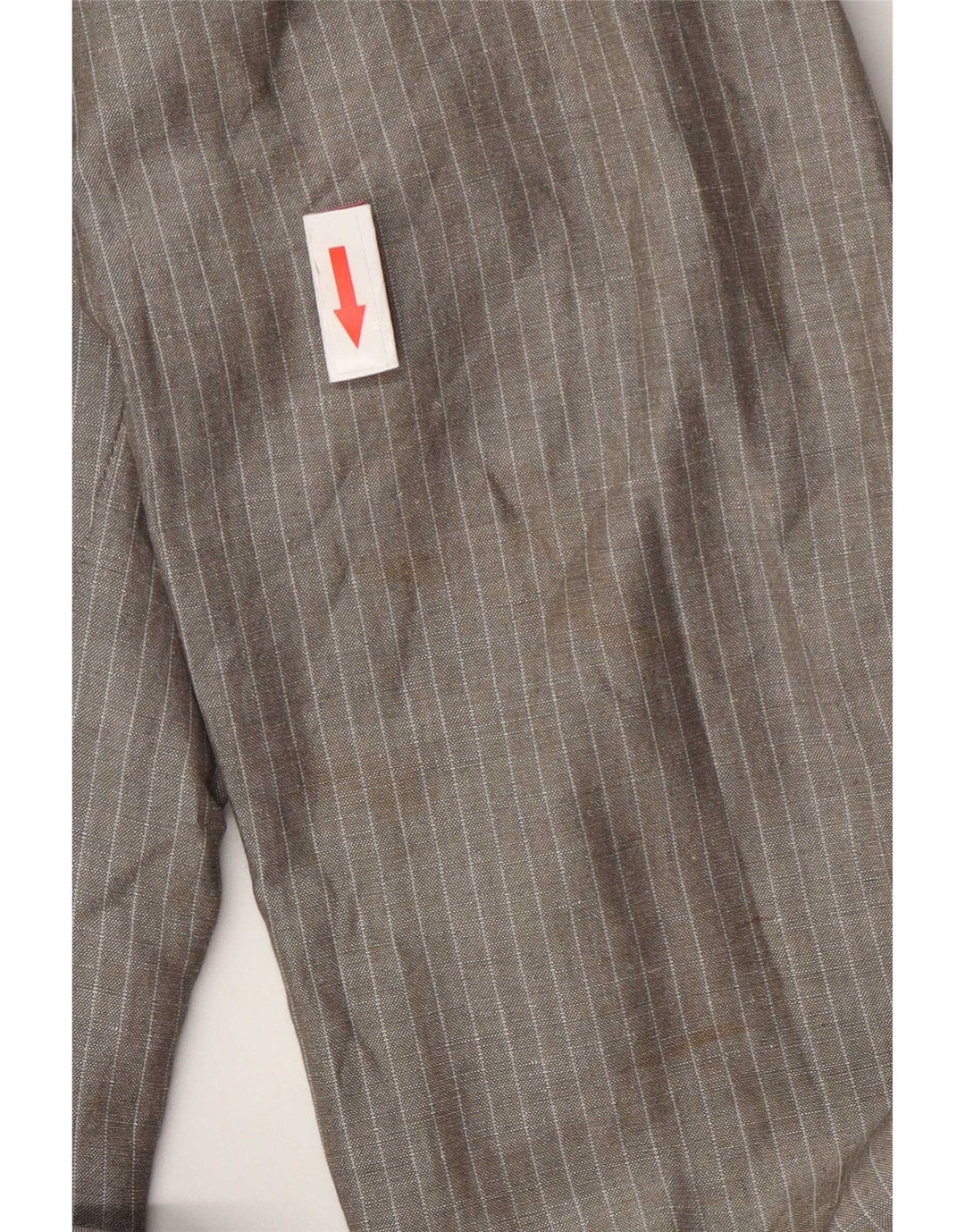 Exte Veste blazer à 2 boutons pour homme UK 38 Gris moyen en coton à fines rayures