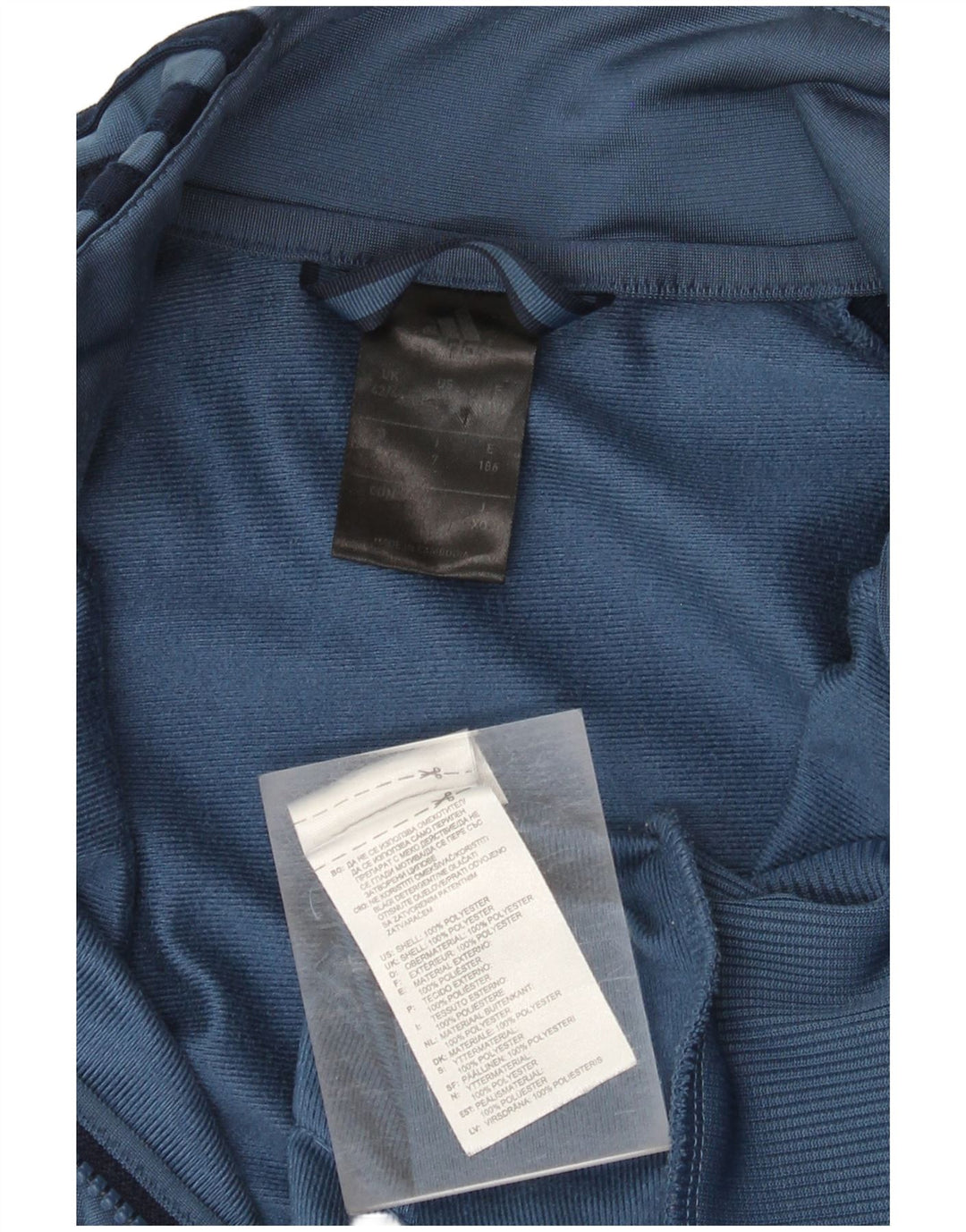 Adidas Veste de survêtement pour homme UK 42/44 Bleu moyen Polyester colour block