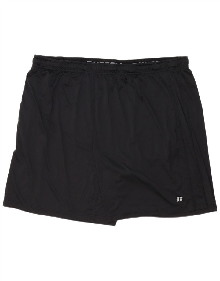 RUSSELL ATHLETIC Short de Sport Homme 3XL Noir Polyester