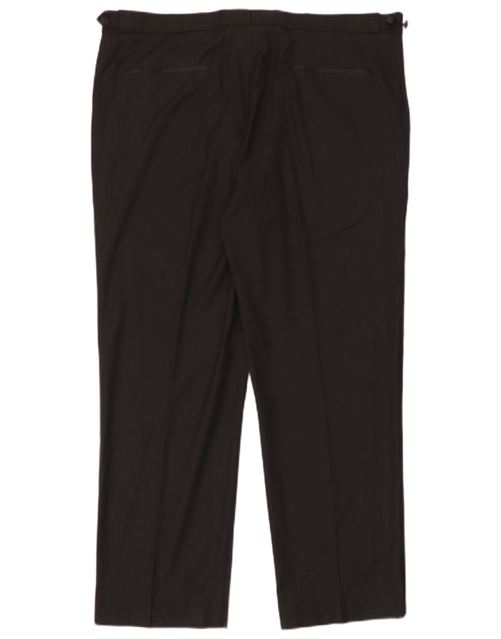 Marks & Spencer Pantalon de costume coupe classique pour homme W40 L29 Noir Polyester