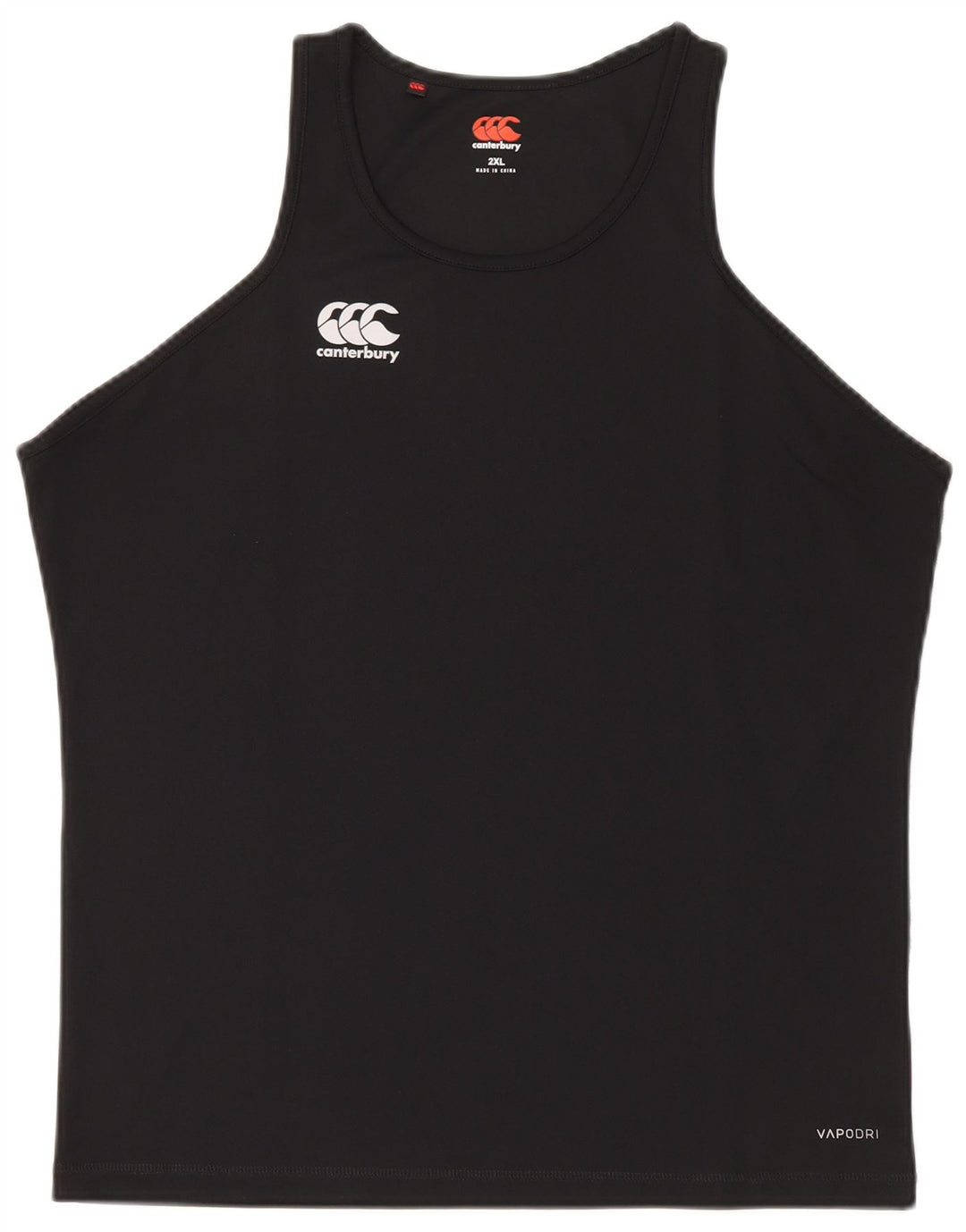 Canterbury Débardeur Homme 2XL Noir Polyester