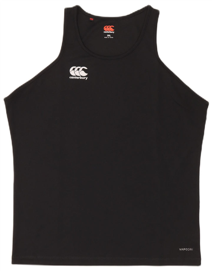 Canterbury Débardeur Homme 2XL Noir Polyester
