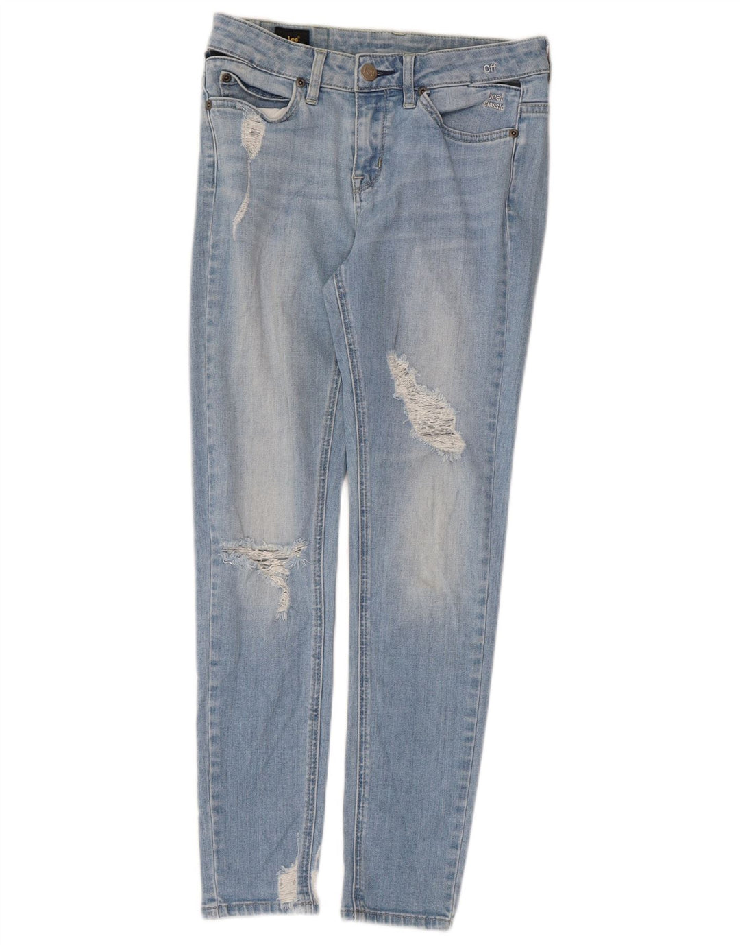 LEE Jean super skinny effet vieilli W26 L27 en coton bleu pour femme