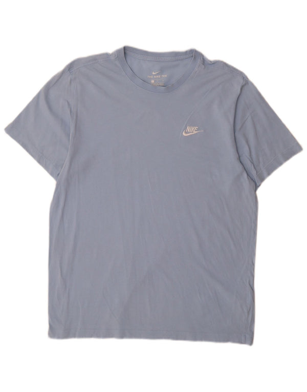 Nike T-Shirt Homme Grand Bleu Coton