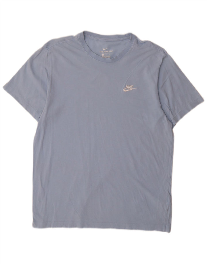 Nike T-Shirt Homme Grand Bleu Coton