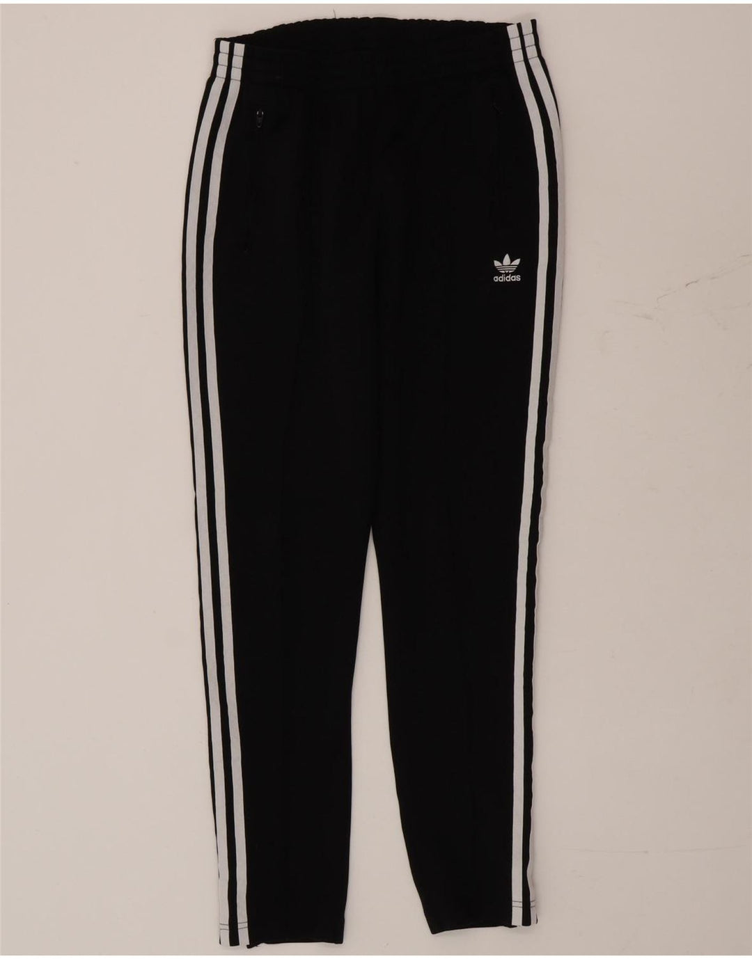 Adidas Pantalon de survêtement pour femme UK 10 Small Noir Polyester
