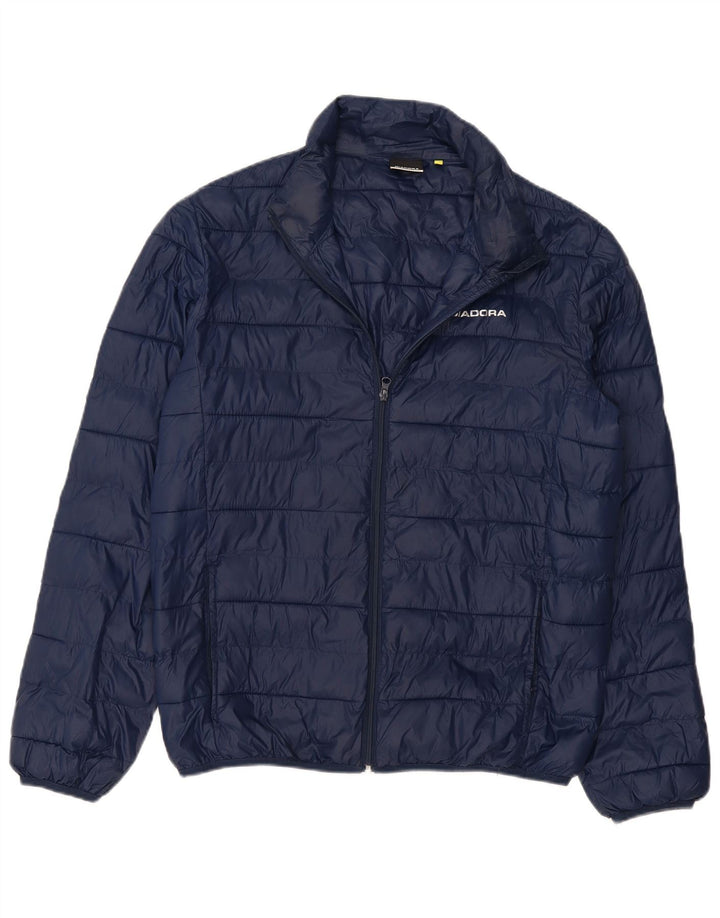 DIADORA Veste matelassée homme UK 42 XL Bleu Marine Polyamide