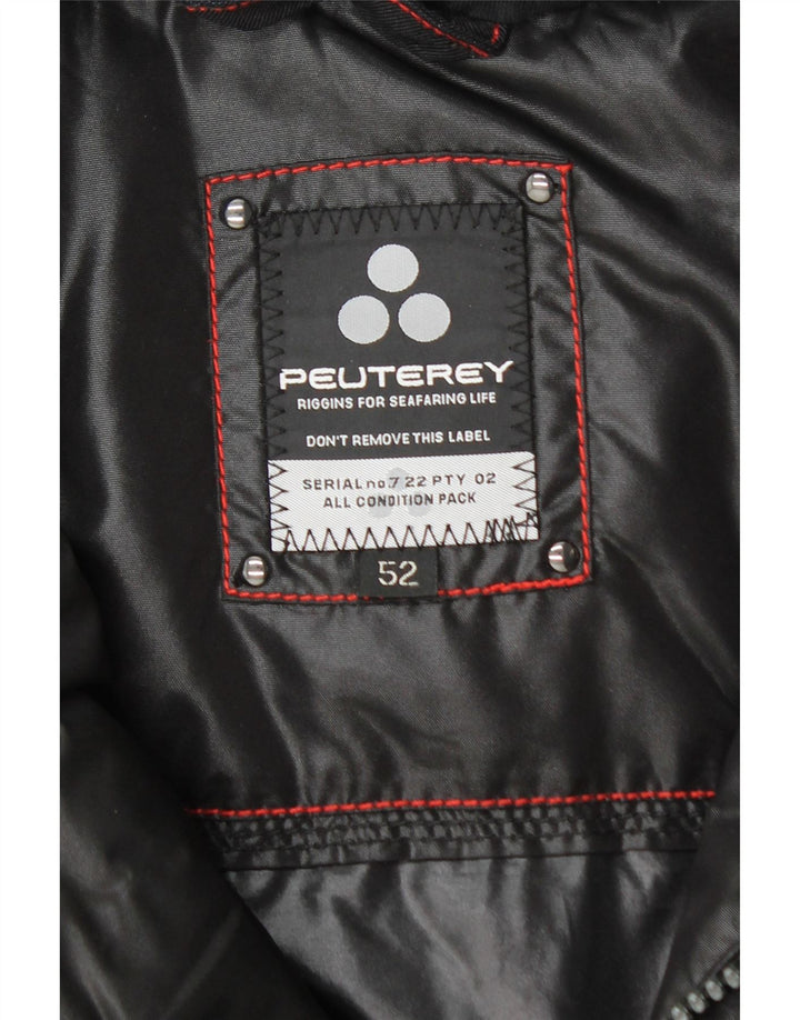 PEUTEREY Veste utilitaire à capuche IT 52 Large Noir Polyamide Homme