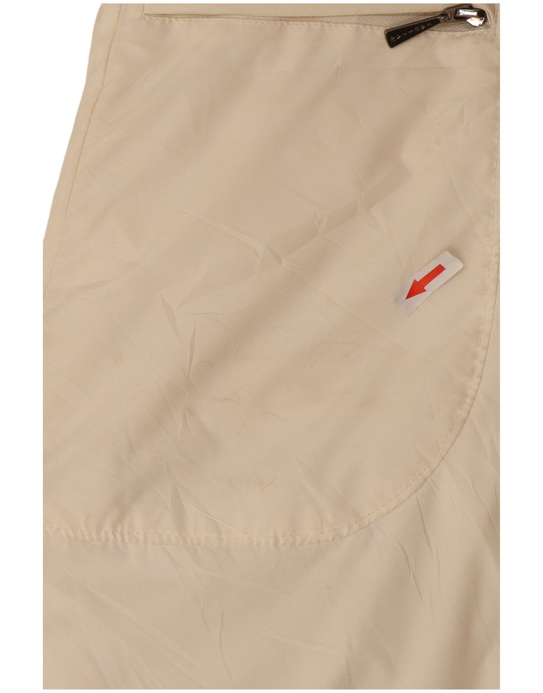 manteau rembourré femme vintage IT 48 XL Off White Polyester
