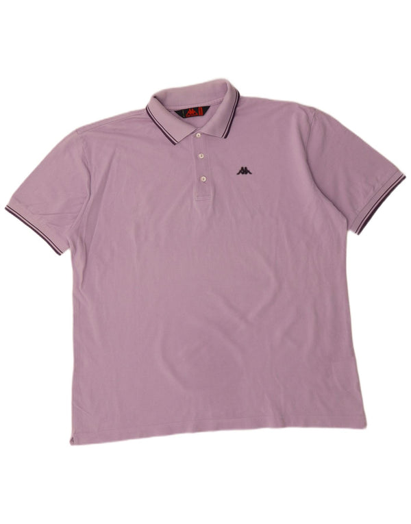 Kappa Polo Homme 2XL Violet Coton