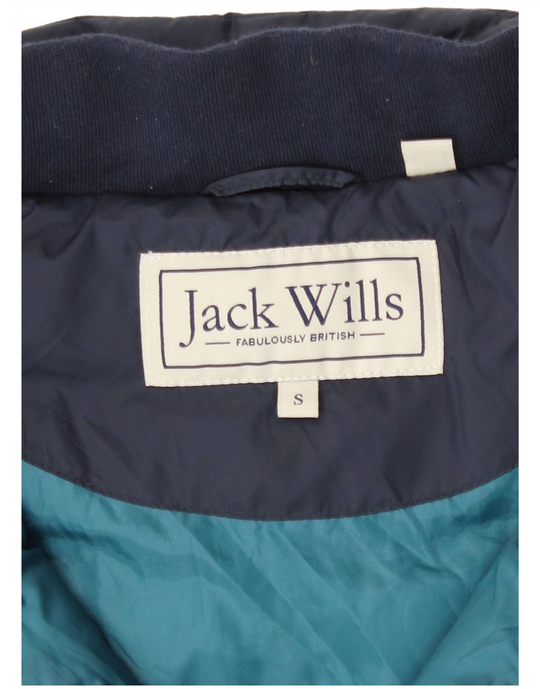 Jack Wills Gilet rembourré pour homme UK 36 Small Bleu marine