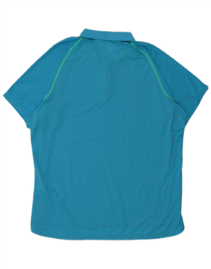 Asics Polo Homme XL Bleu Polyester