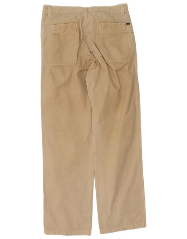 Gas Pantalon décontracté droit pour homme W36 L34 Coton beige