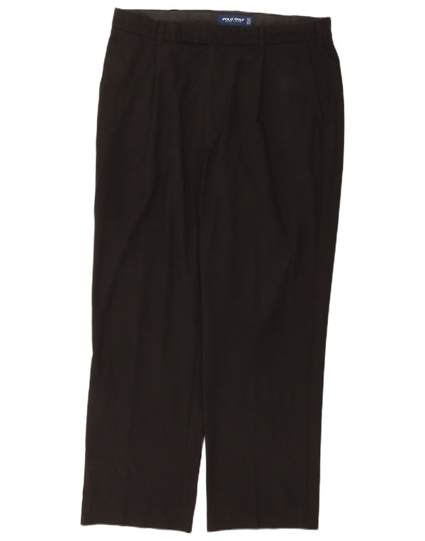 Ralph Lauren Pantalon Chino Pegged Homme W36 L32 Noir Polyester