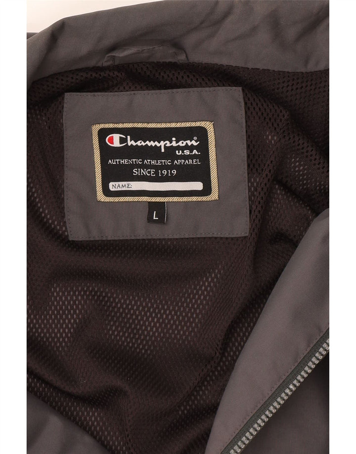 Champion Veste de survêtement pour femme UK 16 Large Gris