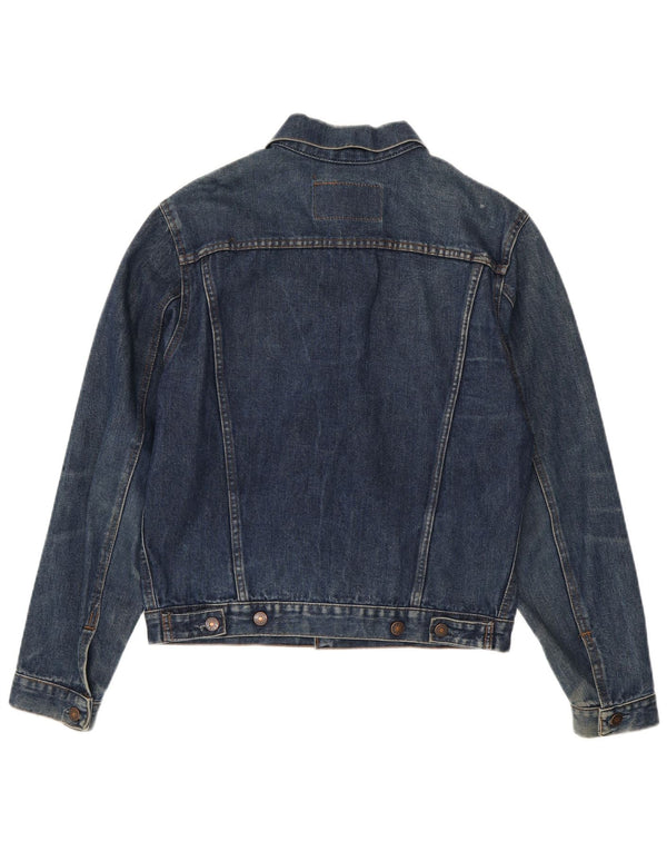 veste en denim homme vintage UK 40 Grand Bleu Marine