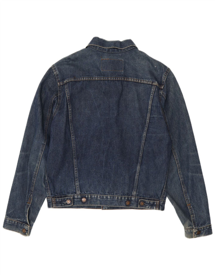 veste en denim homme vintage UK 40 Grand Bleu Marine
