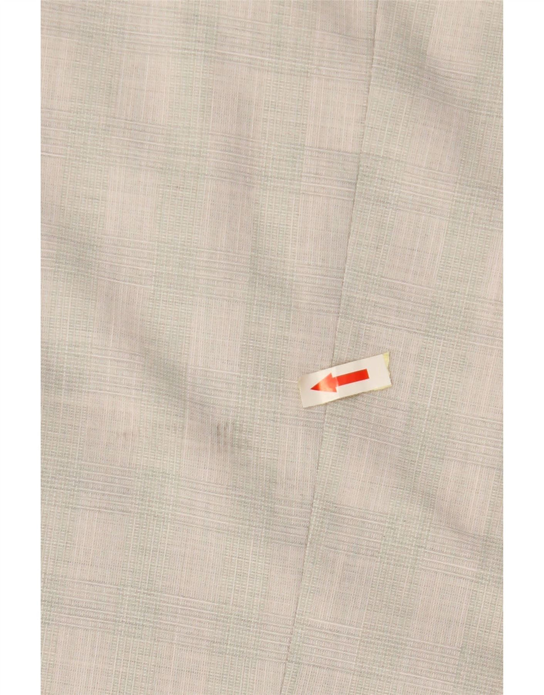 ZARA Veste blazer 1 bouton pour femme EU 40 Gris moyen à carreaux Polyester