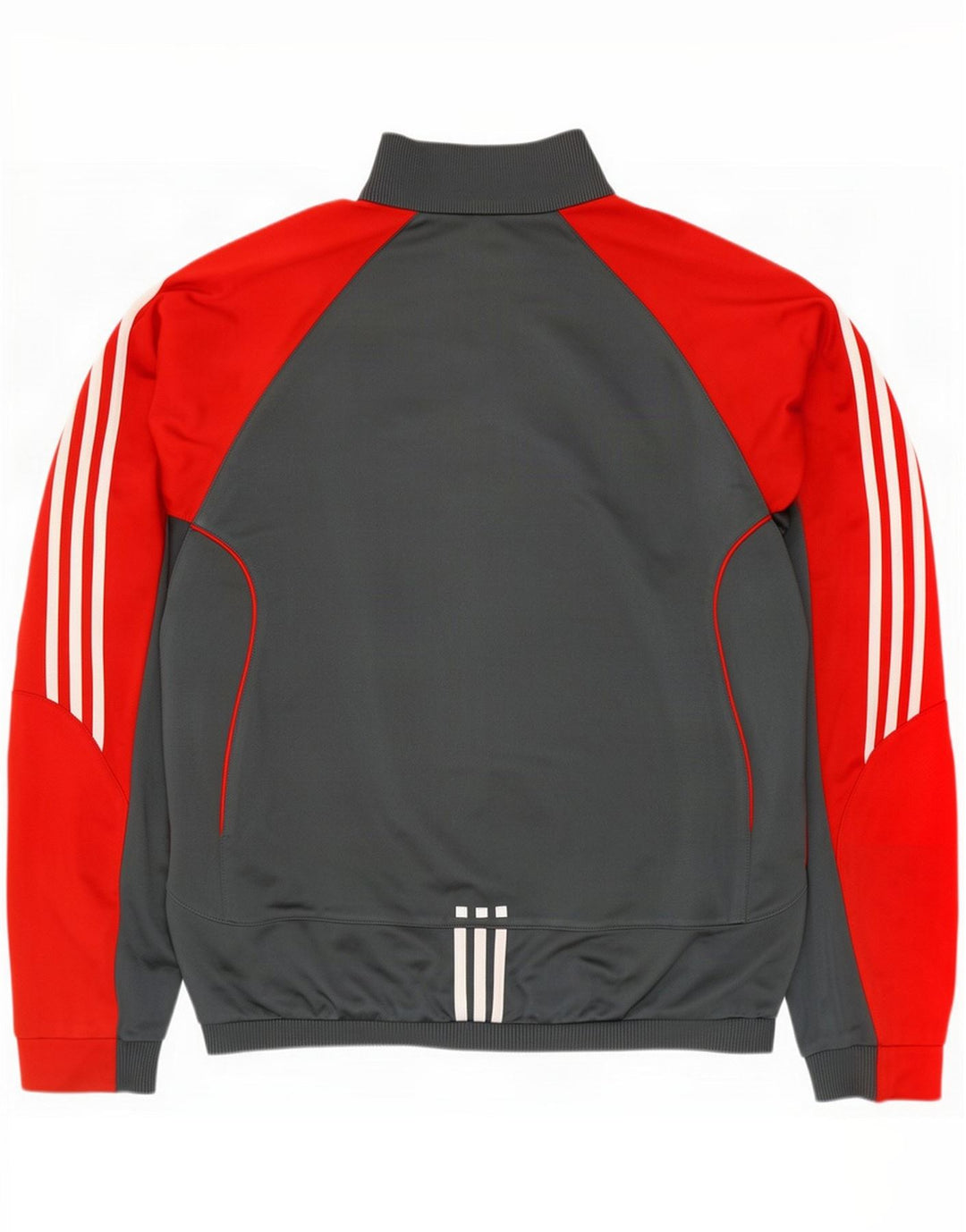 Adidas Veste de survêtement pour homme XL Gris Colorblock Polyester