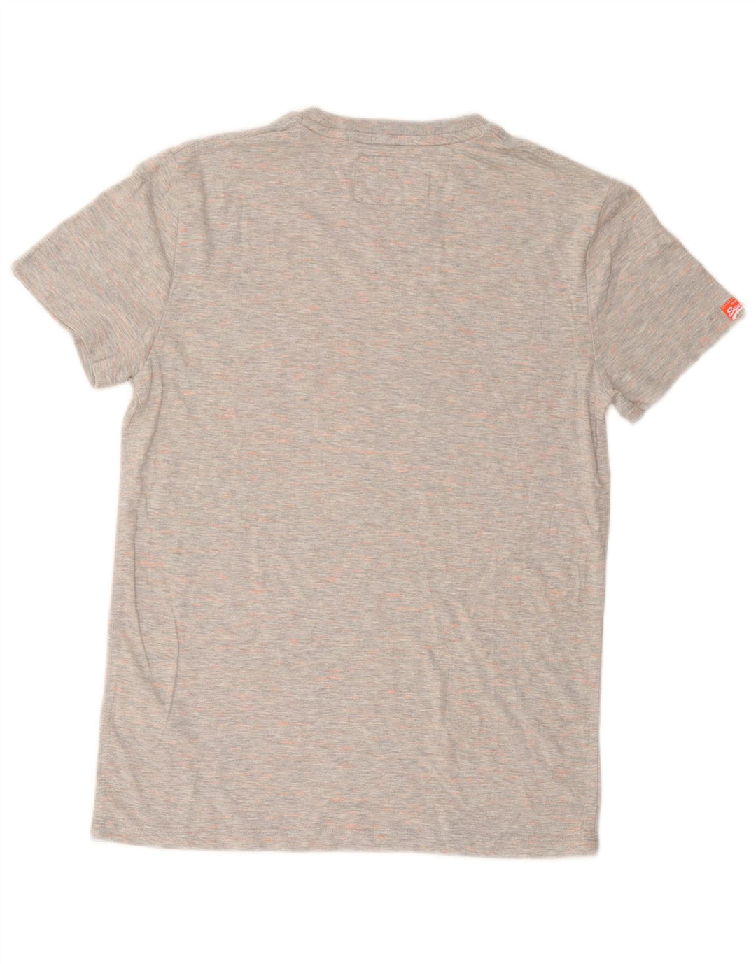 SUPERDRY T-Shirt Homme Gris Moyen Moucheté Coton