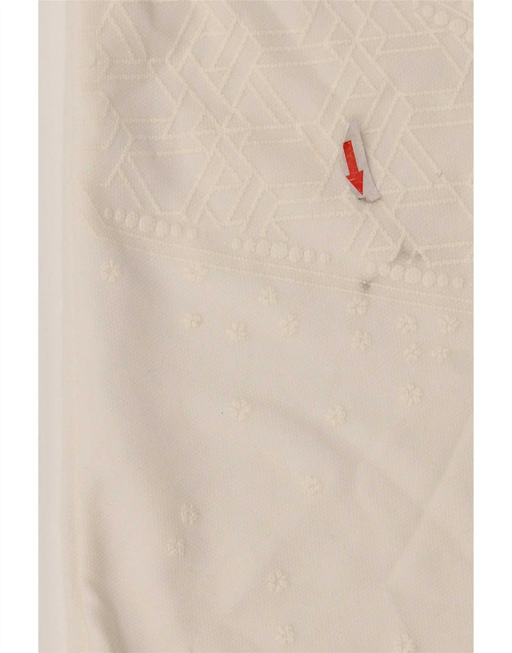 Zara Robe droite pour femme UK 12 Medium White Paisley