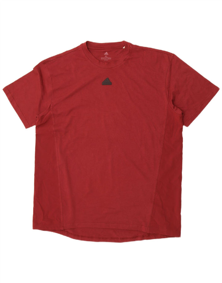 Adidas T-Shirt Homme Top XL Coton Marron