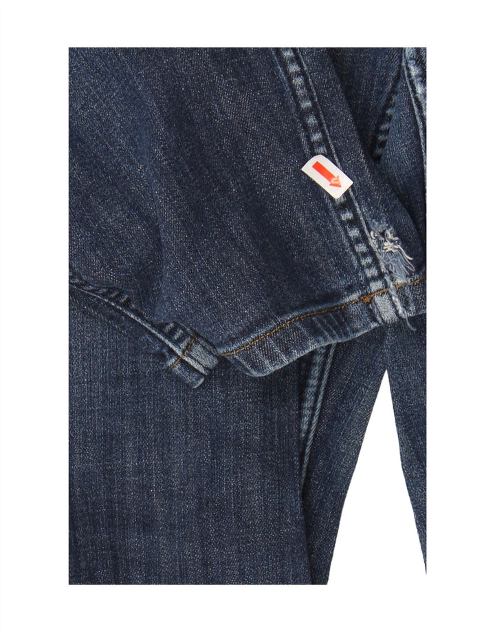 CARHARTT Womens Slim Cargo Straight Jeans US 4 Small W30 L28 Blue Cotton