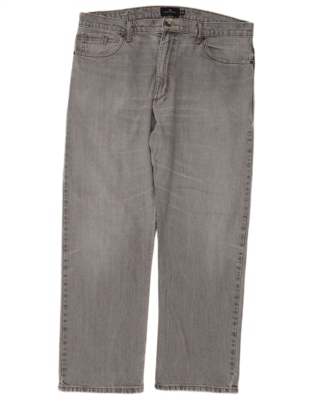 Marks & Spencer Jean droit Blue Harbor homme W38 L29 coton gris