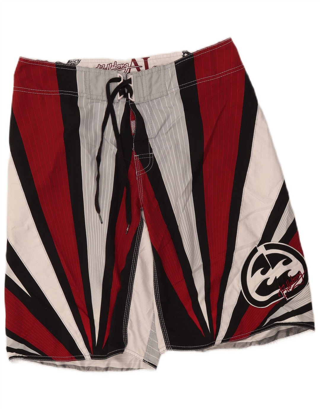 BILLABONG Short de Bain Graphique pour Homme Grand Rouge Colorblock Polyester