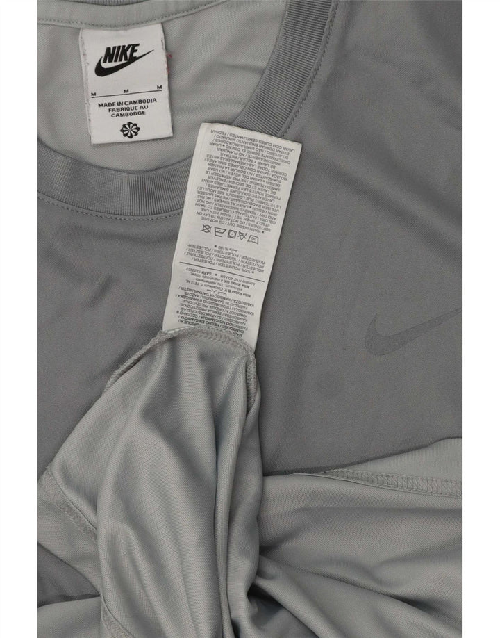 Nike T-shirt graphique pour homme Gris moyen Polyester