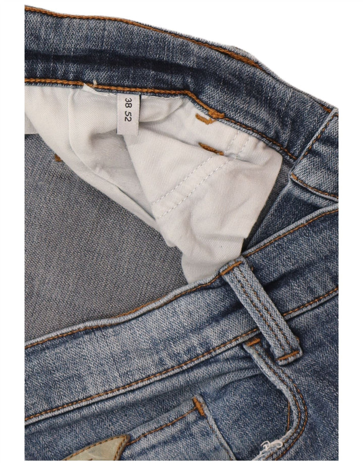TRUSSARDI Jean Droit Homme IT 52 XL W38 L32 Bleu