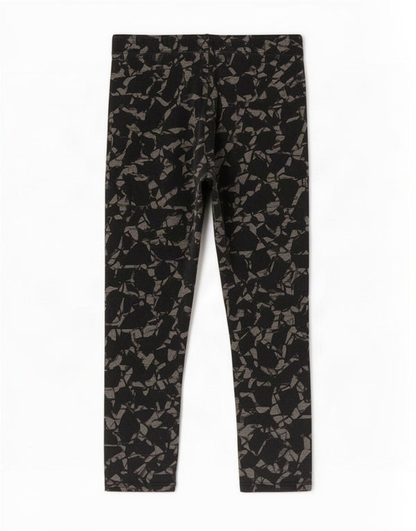 Nike Legging Capri Femme UK 18 XL Coton Géométrique Noir