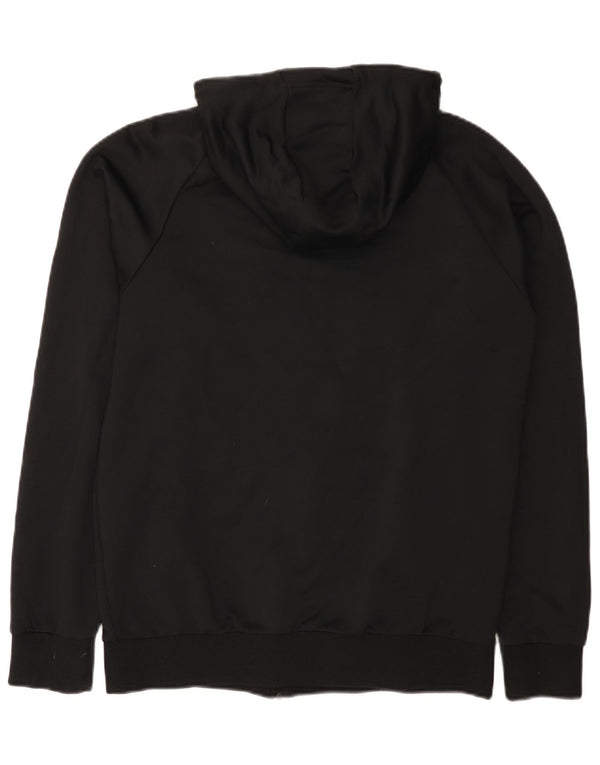 Ellesse Pull à capuche zippé pour homme Large Noir Polyester