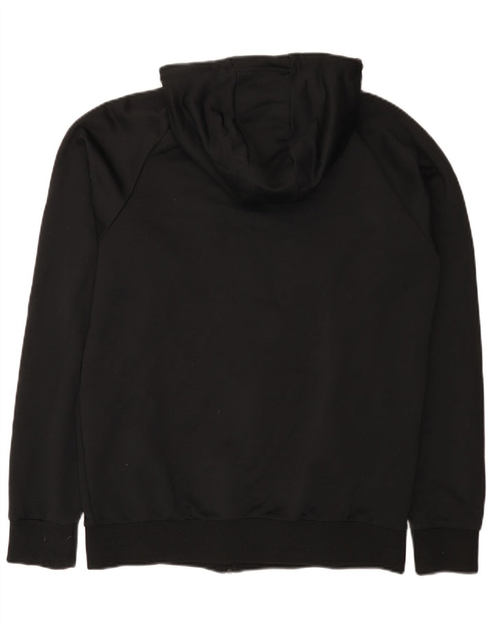 Ellesse Pull à capuche zippé pour homme Large Noir Polyester