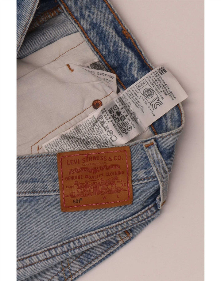 Levi's 501 Denim Hot Pants W25 Small Bleu Coton Femme