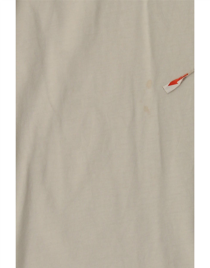 Timberland T-Shirt Regular Fit Graphic Homme Blanc Moyen Coton