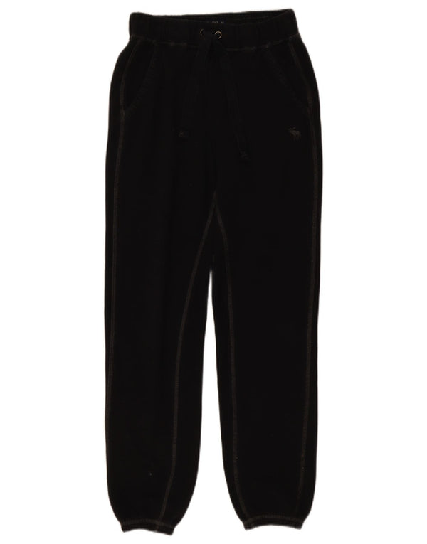 Abercrombie & Fitch Pantalon de survêtement pour femme Joggers UK 4 XS Coton noir
