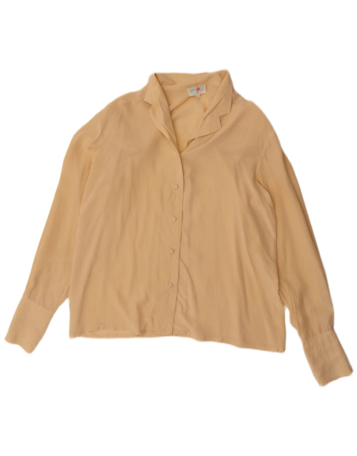 Balloon Chemisier Femme EU 38 Soie Beige Moyen