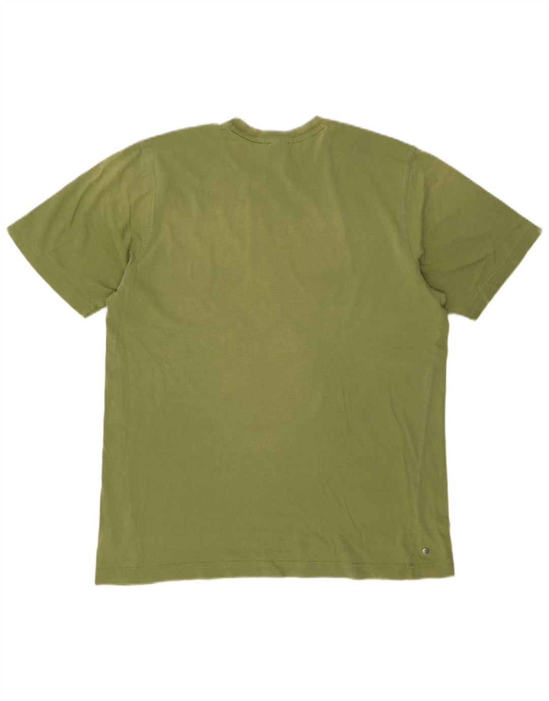 Reebok T-Shirt Top Homme Vert Moyen Coton
