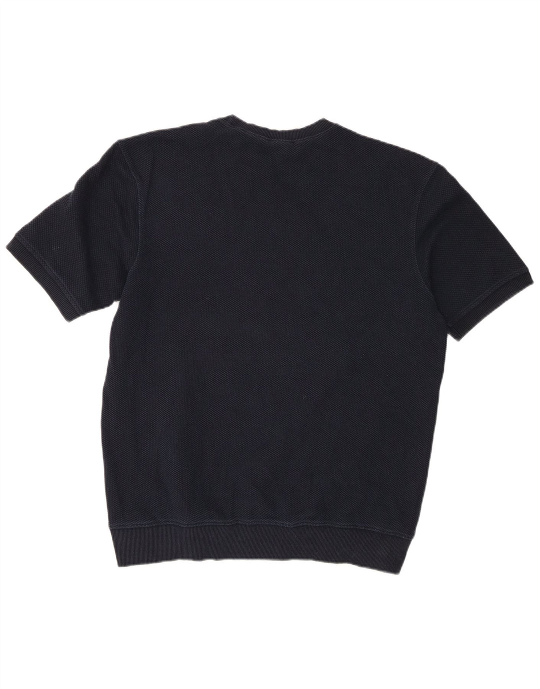 Zara Homme T-Shirt Top Large Bleu Marine Coton