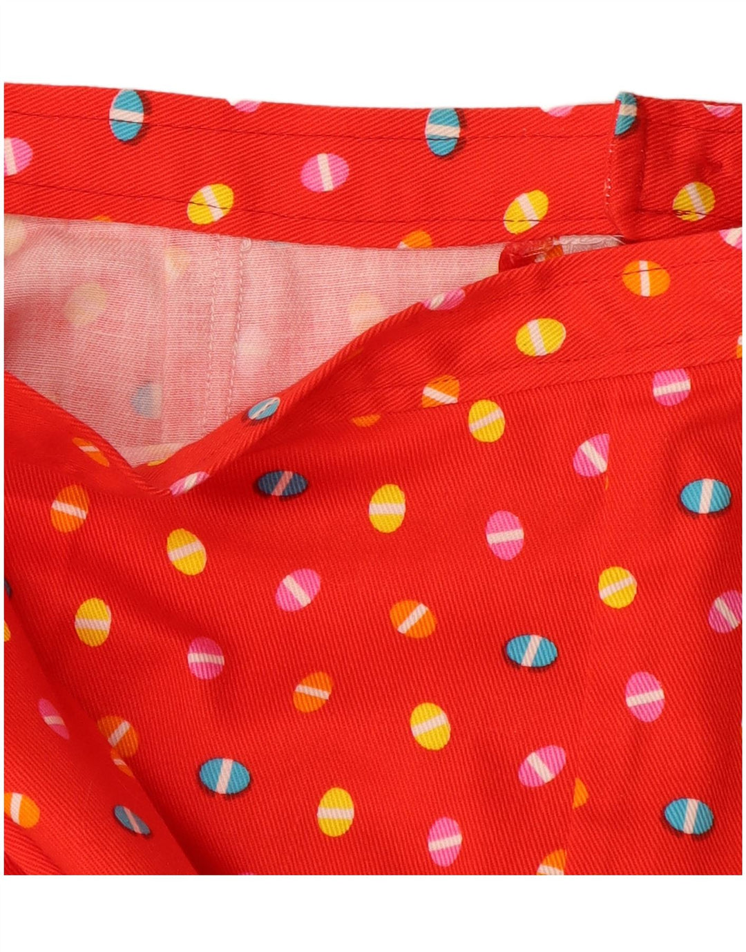 VINTAGE Jupe Maxi Femme W26 Petit Rouge Taché