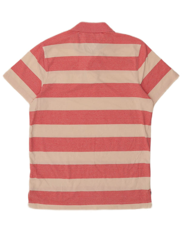 Tommy Hilfiger Polo graphique coupe slim pour homme, petit, rayé rose