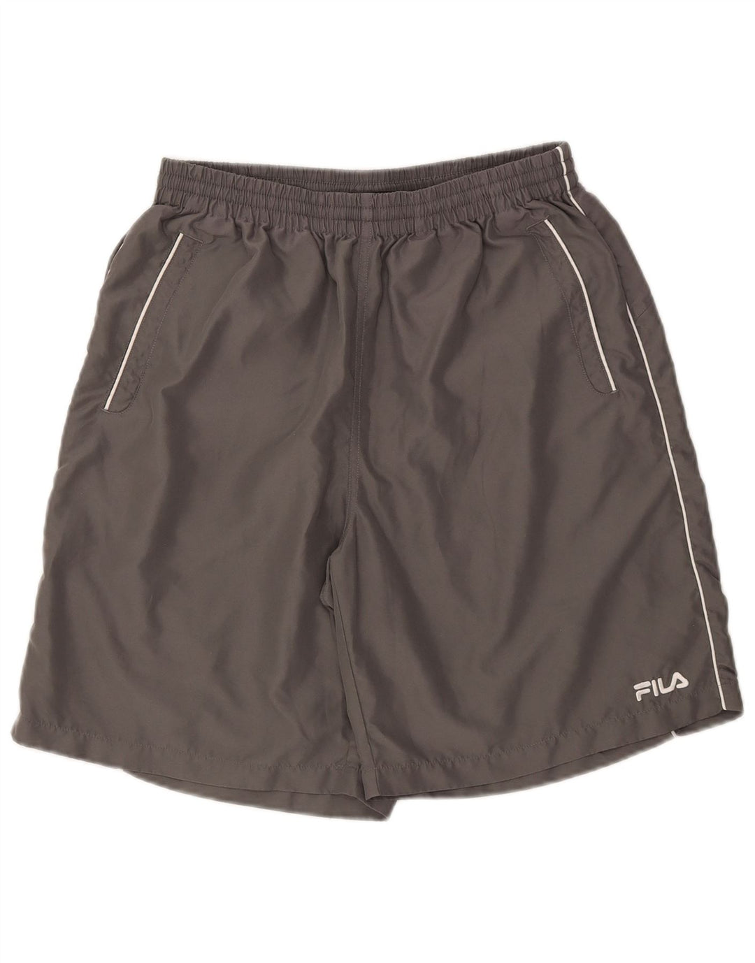 Fila Short de Sport Homme XL Gris Polyester