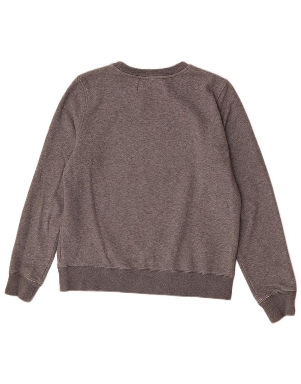 Calvin Klein Jeans Sweat-shirt graphique pour femme UK 14 Gris moyen