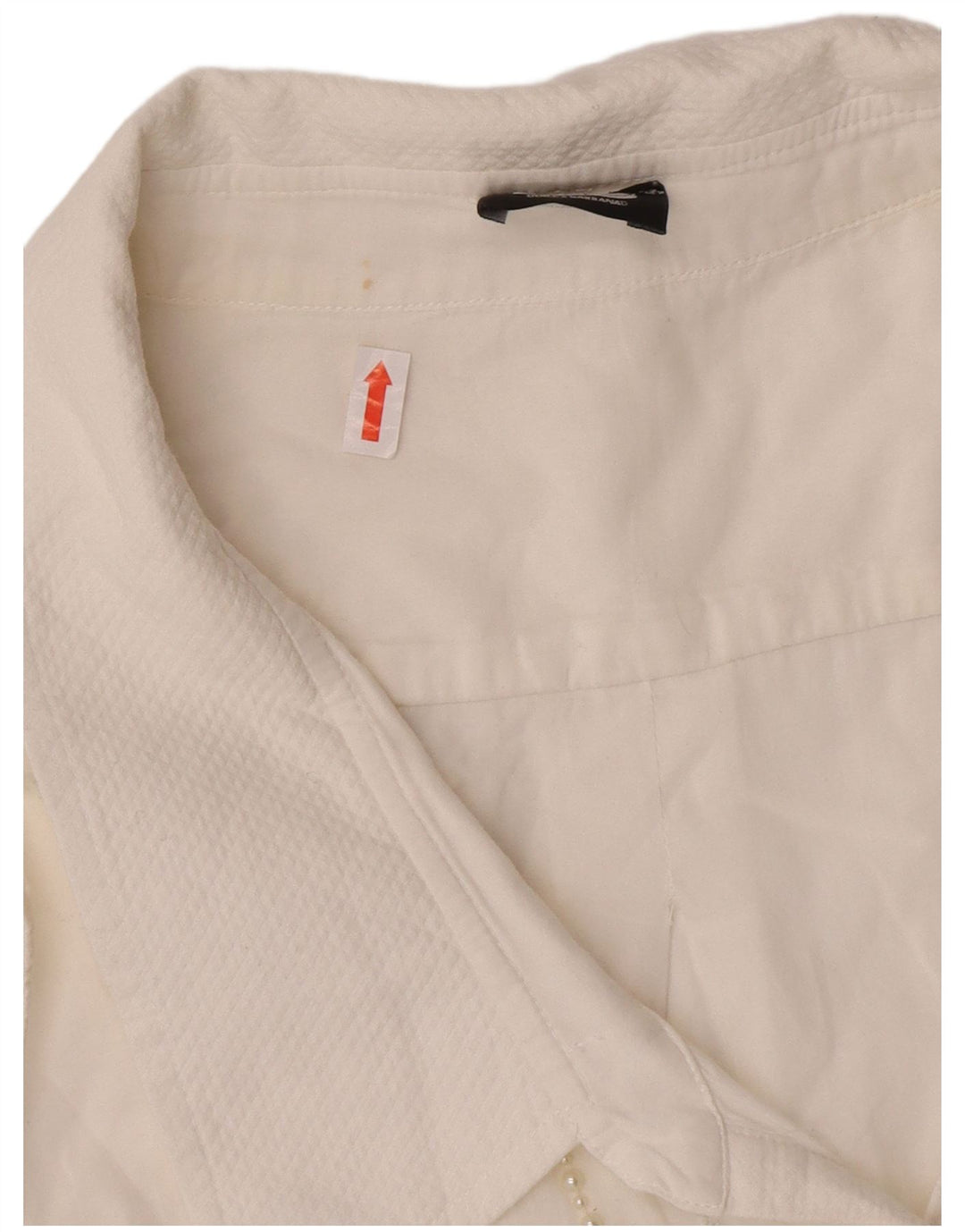 Dolce & Gabbana Womens Blouse sans manches Top IT 44 Medium White Designer