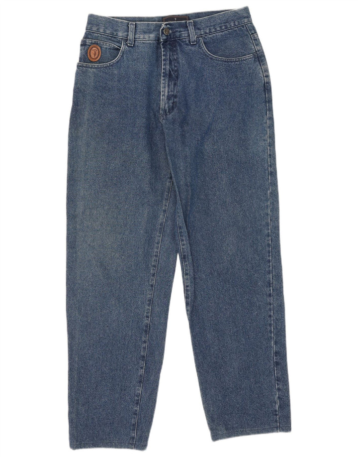 Trussardi Jean Fuselé W32 L30 Bleu Coton Homme