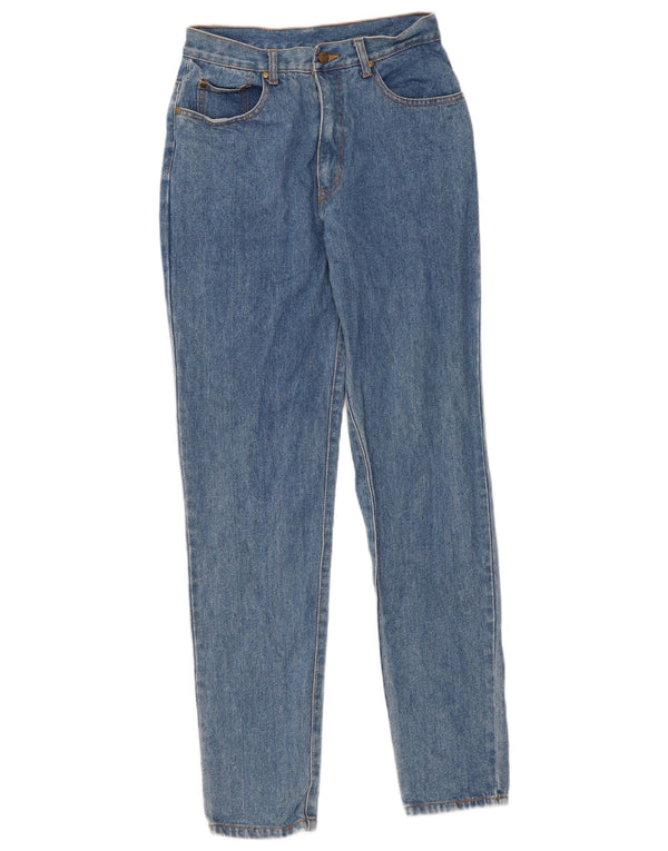 Jean droit femme vintage W28 L32 coton bleu